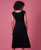 Luna Midi Dress (Black) by Alie Street