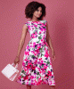 Luna Midi Dress (Fuchsia Florals) by Alie Street