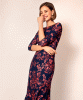 Maxine Asymmetric Dress (Bronzed Blooms) by Alie Street