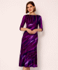 Maxine Asymmetric Dress (Vivid Plum) by Alie Street