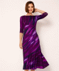 Maxine Asymmetric Dress (Vivid Plum) by Alie Street
