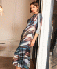 Robe asymétrique Maxine (Bleu Océan) by Alie Street