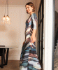 Robe asymétrique Maxine (Bleu Océan) by Alie Street