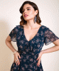 Robe Miranda (Bleu Marine Floral) by Alie Street