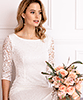 Macie Shift Wedding Dress Ivory by Alie Street