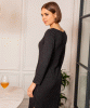 Noelle Rib Knit Jumper Dress (Black) by Alie Street