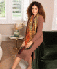 Pulloverkleid Noelle aus Rippstrick (Schokolade) by Alie Street