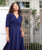 Robe Annie Petite (Bleu Éclipse) by Alie Street