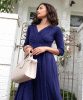Annie Dress Petite (Eclipse Blue) by Alie Street
