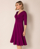 Annie Dress Short Petite (Plum Wine) by Alie Street