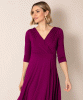 Annie Dress Short Petite (Plum Wine) by Alie Street