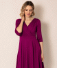 Annie Dress Short Petite (Plum Wine) by Alie Street