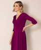 Annie Dress Short Petite (Plum Wine) by Alie Street
