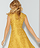 Kleid Paris kurz in Gold by Alie Street