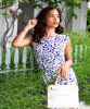 Robe droite Pippa Petite (Encre Indigo) by Alie Street