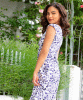 Robe droite Pippa Petite (Encre Indigo) by Alie Street