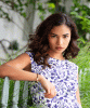 Robe droite Pippa Petite (Encre Indigo) by Alie Street