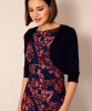 Pippa Shift Dress (Bronzed Blooms) by Alie Street