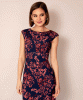 Pippa Shift Dress (Bronzed Blooms) by Alie Street