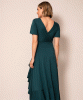 Waterfall Dress Petite (Pine Green) by Alie Street