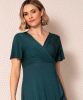 Waterfall Dress Petite (Pine Green) by Alie Street