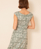 Renee Knot Dress (Botanical Green) by Alie Street