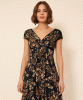 Sara Midi Dress (Golden Blossom) by Alie Street