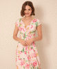 Sara Midi Dress (Pink Blossom) by Alie Street