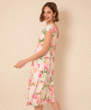 Sara Midi Dress (Pink Blossom) by Alie Street
