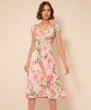 Sara Midi Dress (Pink Blossom) by Alie Street