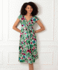 Sara Midi Dress (Paradise Green) by Alie Street