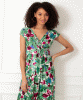 Sara Midi Dress (Paradise Green) by Alie Street