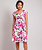 Sophia Dress Fuchsia Florals by Alie Street