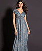 Robe Sophia Longue Bleu Bronze by Alie Street