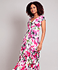 Maxi-Kleid Sophie Fuchsia Florals by Alie Street