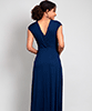 Maxi-Kleid Sophia Marineblau by Alie Street