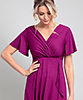 Waterfall Dress Boysenberry Pink by Alie Street