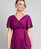 Waterfall Dress Boysenberry Pink by Alie Street