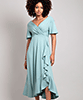 Waterfall Dress Harbour Green by Alie Street