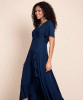 Waterfall Dress Navy by Alie Street