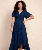 Waterfall Dress Navy by Alie Street