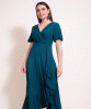 Waterfall Dress (Pine Green) by Alie Street