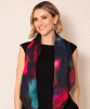 Leoni Silk Wool Scarf (Moonlit Florals) by Alie Street