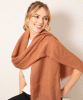 Aurielle Silk Wool Scarf (Mocha Mousse) by Alie Street