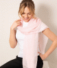 Aurielle Silk Wool Scarf (Soft Pink) by Alie Street