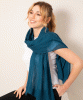 Aurielle Silk Wool Scarf (Tapestry Teal) by Alie Street
