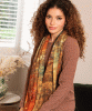 Celestine Silk Wool Scarf (Golden Amber) by Alie Street