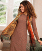 Celestine Silk Wool Scarf (Golden Amber) by Alie Street