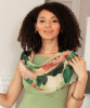 Eden Modal Silk Scarf (Rosewood Meadow) by Alie Street