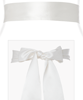 Faux Silk Sash Long Ivory by Alie Street